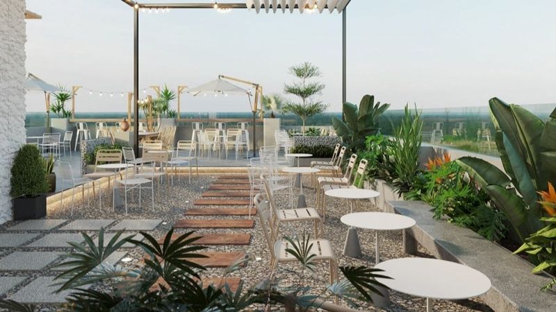 Thiết kế quán cafe theo diện tích và phong cách đẹp nhất 2026 8 thiết kế quán cà phê ngoài trời