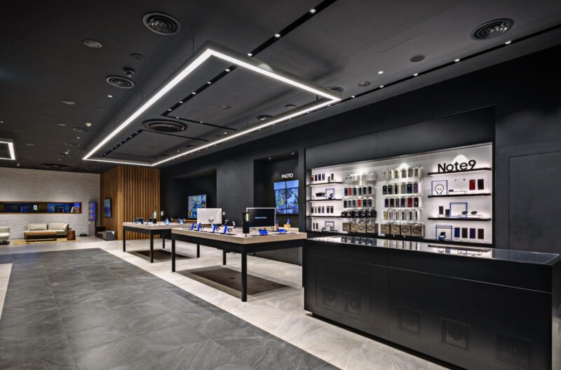 Thiết kế showroom điện máy: Nguyên tắc, mẫu đẹp & báo giá 2026 14 Mẫu thiết kế showroom điện máy đẹp