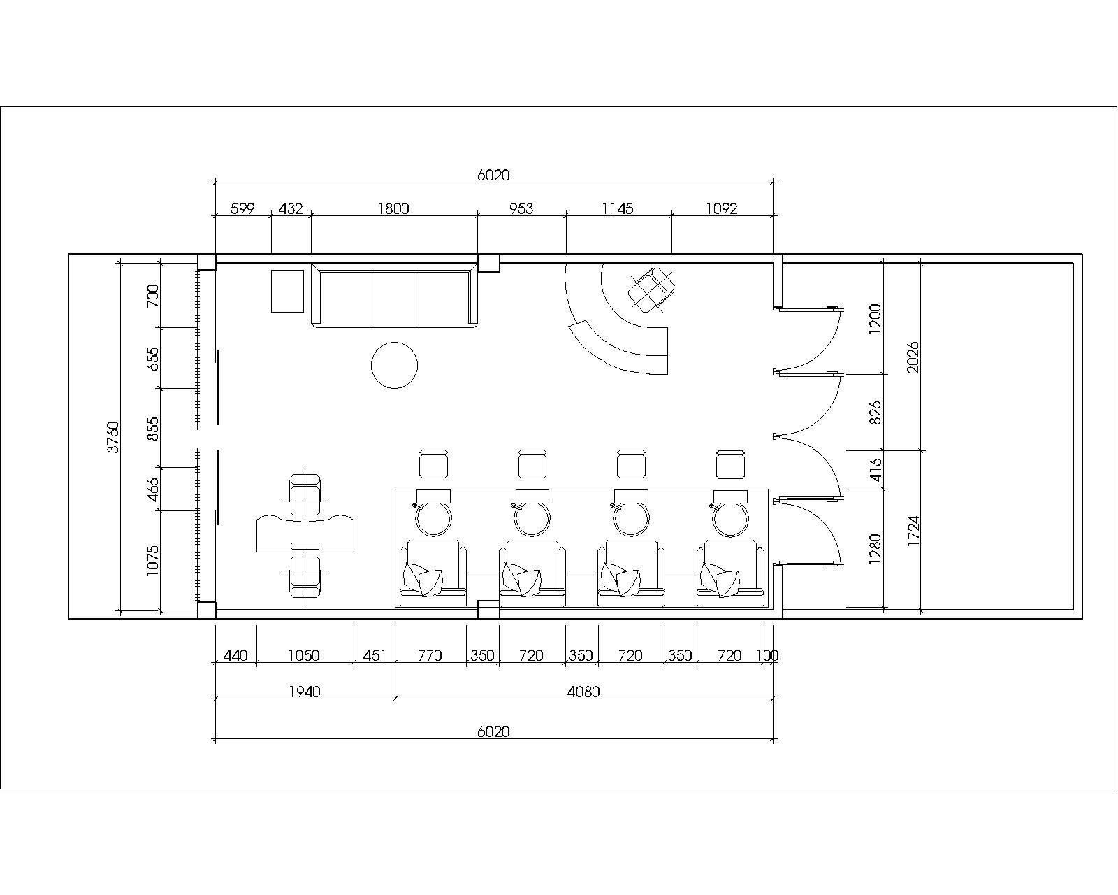 thiết kế tiệm nail hàn quốc