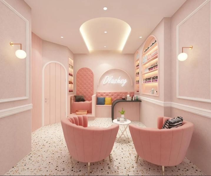 nội thất tiệm nail