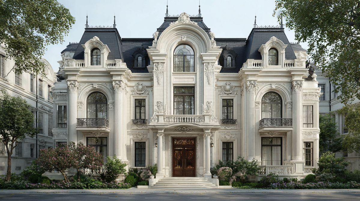 biệt thự tân cổ điển kiểu pháp