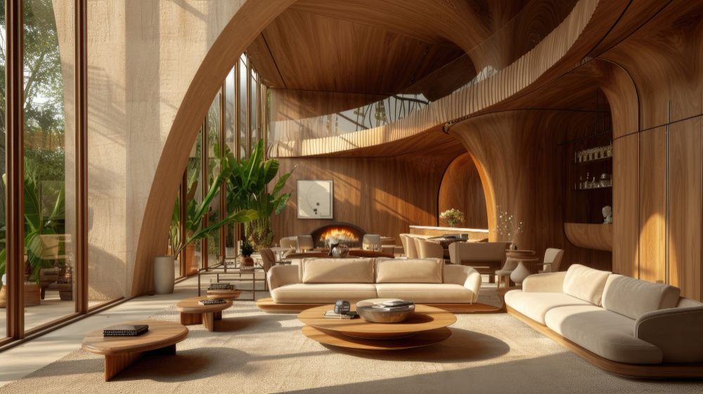 Nguyên tắc thiết kế phòng khách biệt thự đẹp hiện đại