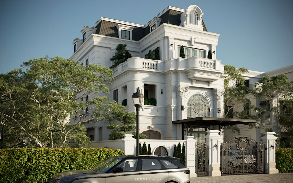 cổng rào biệt thự đẹp