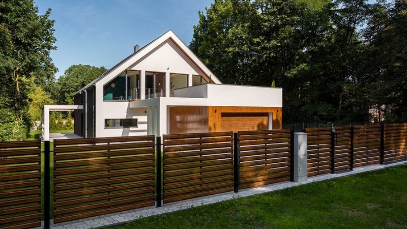 hàng rào biệt thự sân vườn