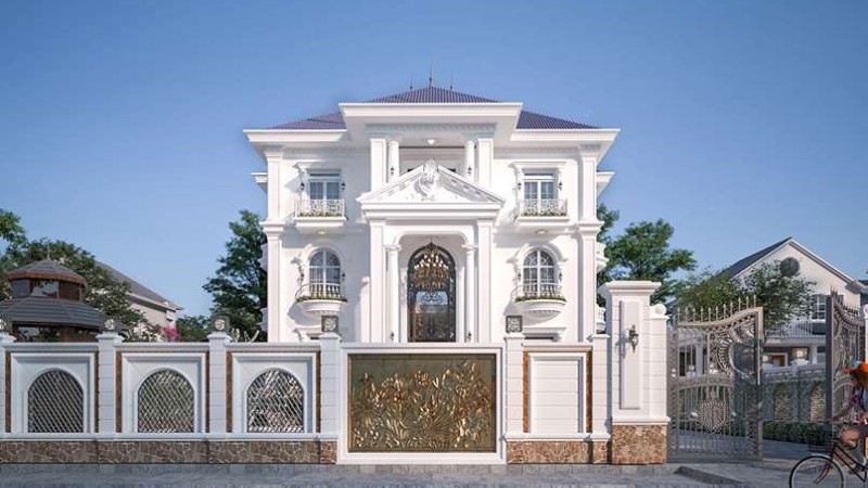 hàng rào biệt thự