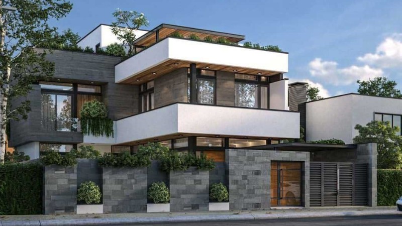 hàng rào biệt thự nhà vườn