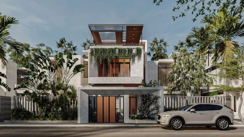 bờ rào biệt thự