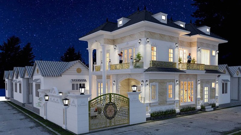 mẫu tường rào biệt thự đẹp