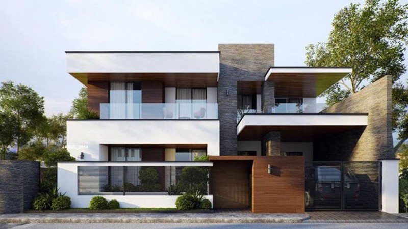 mẫu tường rào biệt thự đẹp