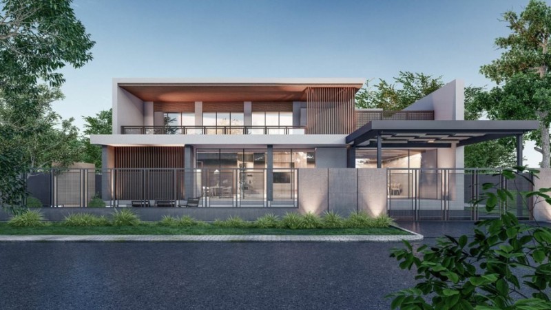 mẫu tường rào biệt thự