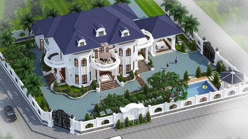 hàng rào nhà biệt thự