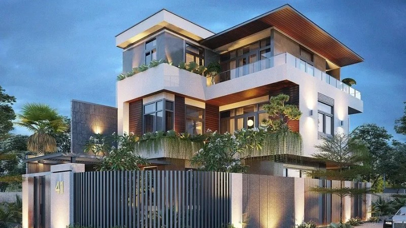 hàng rào biệt thự