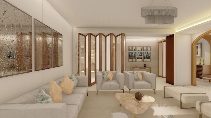 phòng khách biệt thự đẹp hiện đại