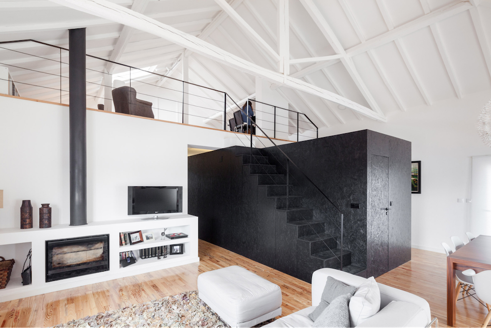 thiết kế tầng lửng làm phòng khách