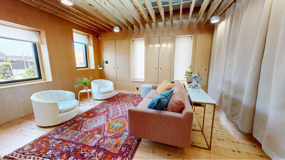 nhà phòng khách gác lửng