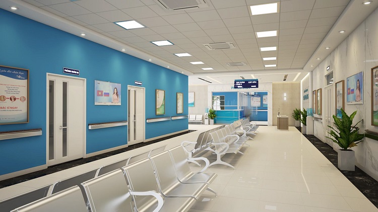 Mẫu và chi phí thiết kế phòng khám đẹp các loại 2026 2 thiết kế phòng khám