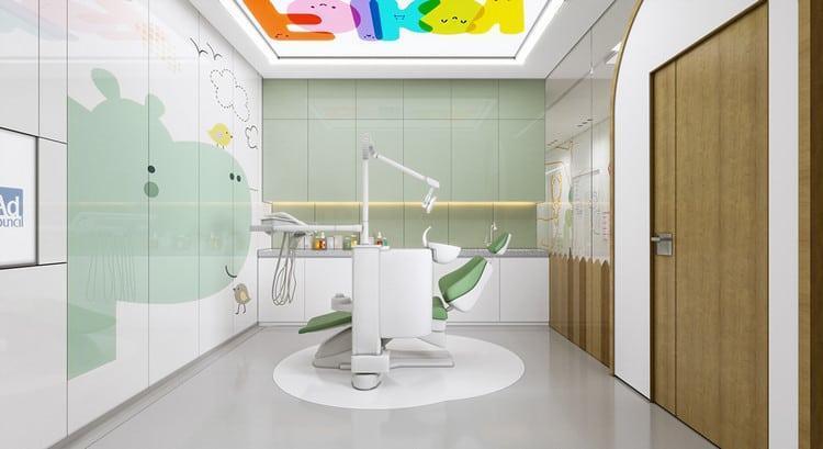 Mẫu và chi phí thiết kế phòng khám đẹp các loại 2026 10 thiết kế phòng khám nhi