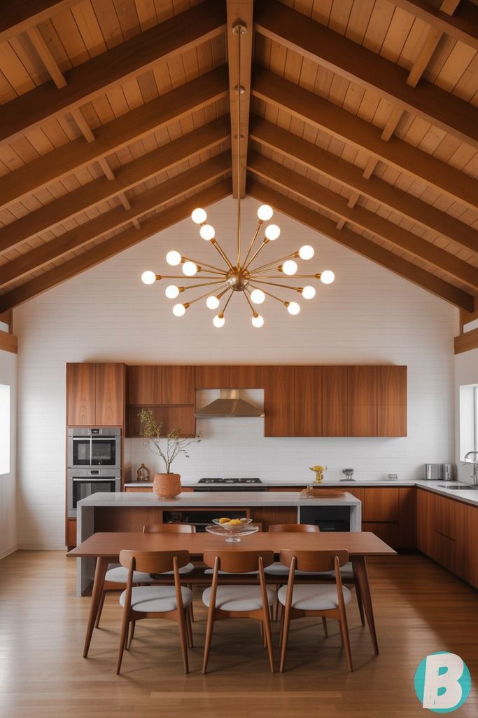 phong cách nội thất mid century