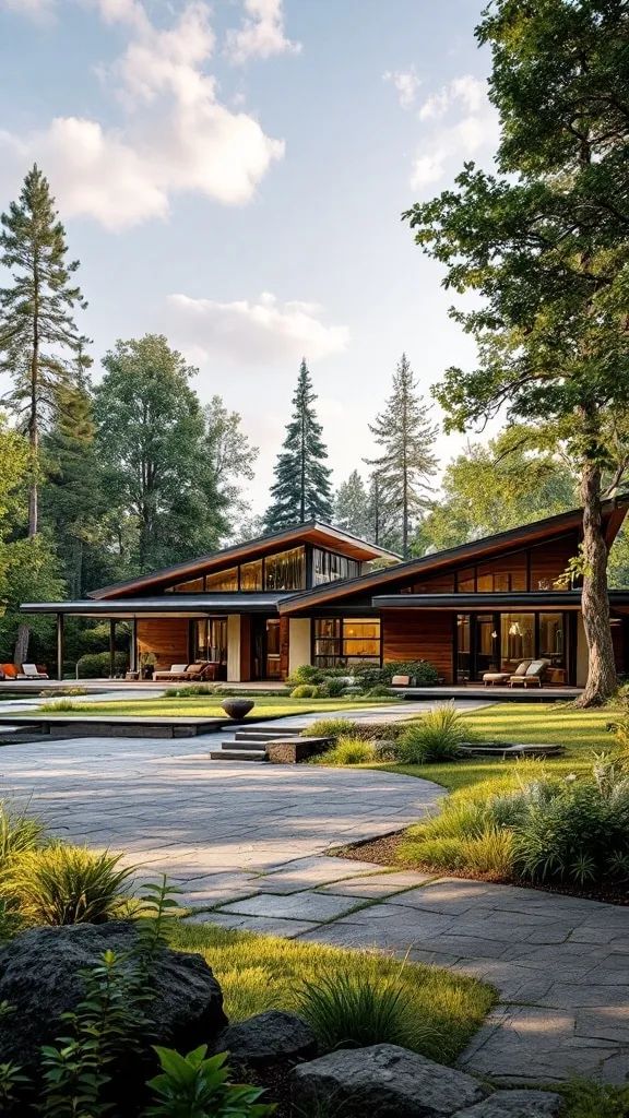 mid century modern house