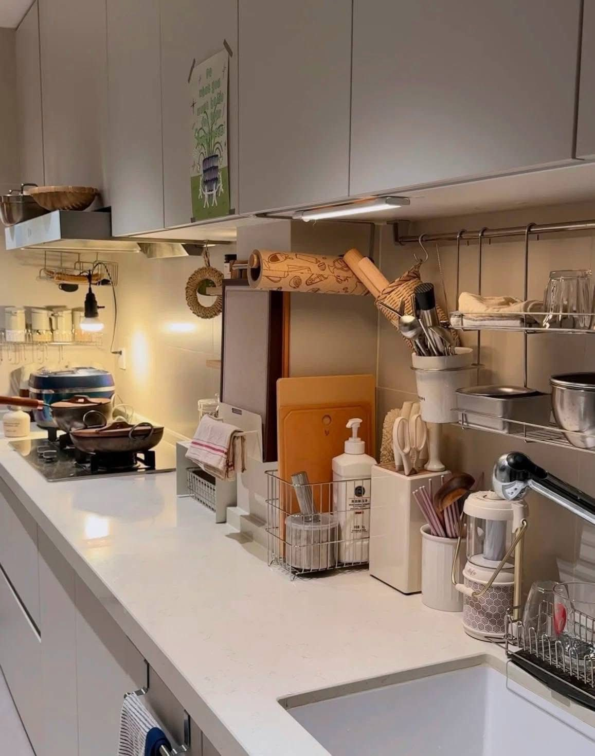 thiết kế chung cư phong cách farmhouse