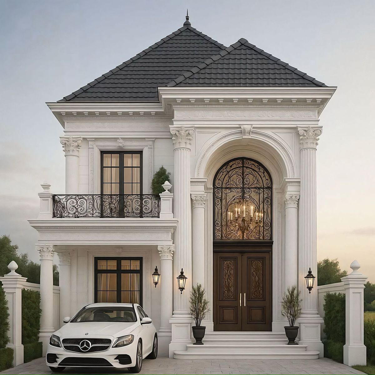 biệt thự tân cổ điển 2 tầng đẹp