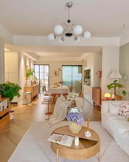 căn hộ phong cách farmhouse