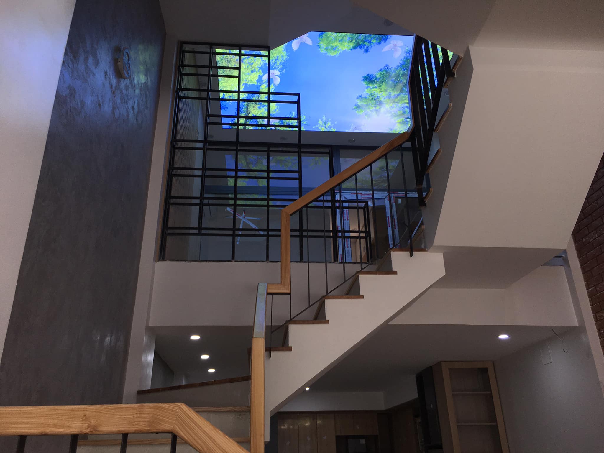 trần xuyên sáng 3d