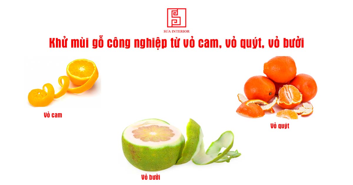 khử mùi gỗ công nghiệp