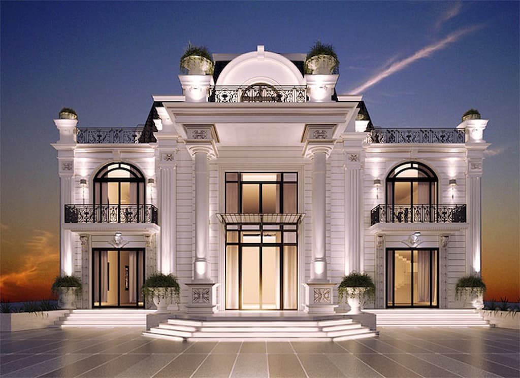 biệt thự tân cổ điển 2 tầng 1 tỷ
