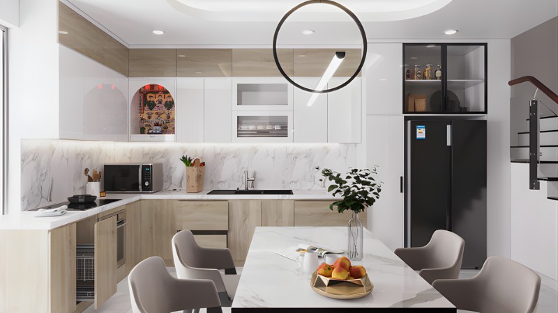 bàn thờ bếp đặt ở đâu