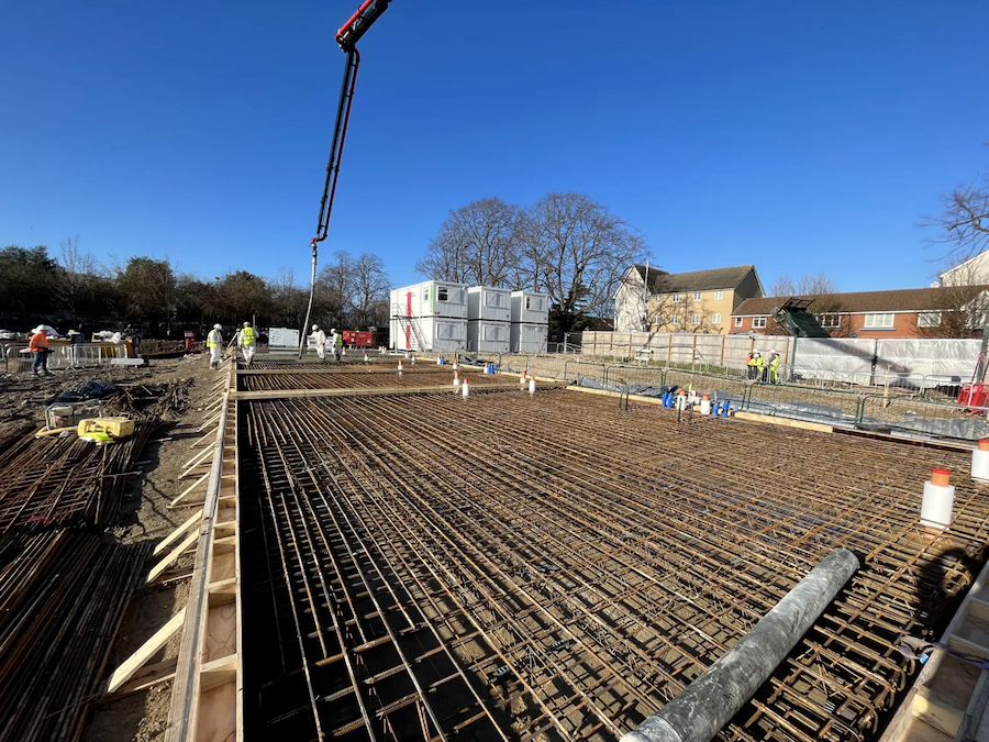 kết cấu móng bè