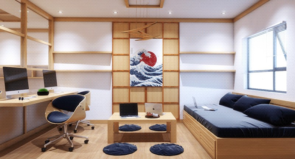 Phong cách Nhật Bản trong Officetel 