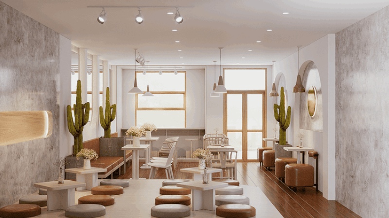 mẫu quán trà sữa đẹp