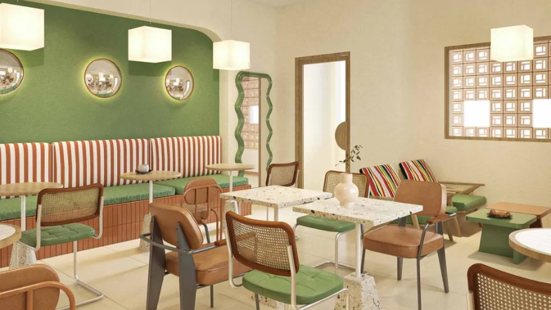 decor quán trà sữa nhỏ