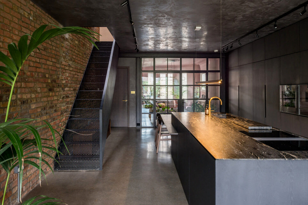 Phong cách Industrial townhouse